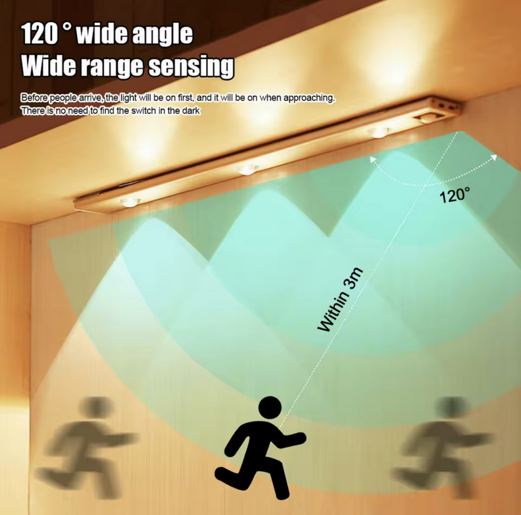 LUZ LED CON SENSOR DE MOVIMIENTO