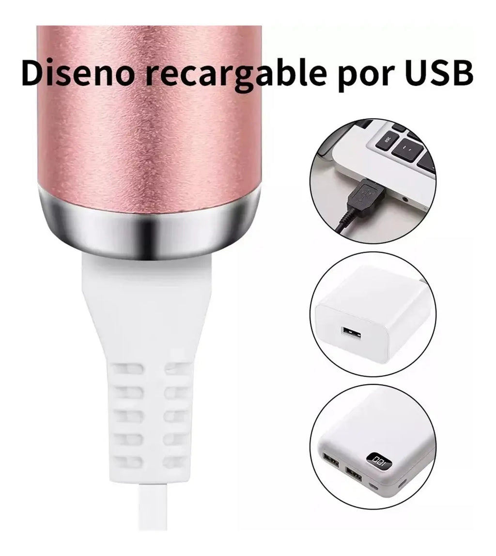 Depiladora Recargable 4 En 1