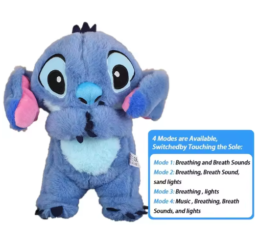 🩵PELUCHE STITCH QUE RESPIRA