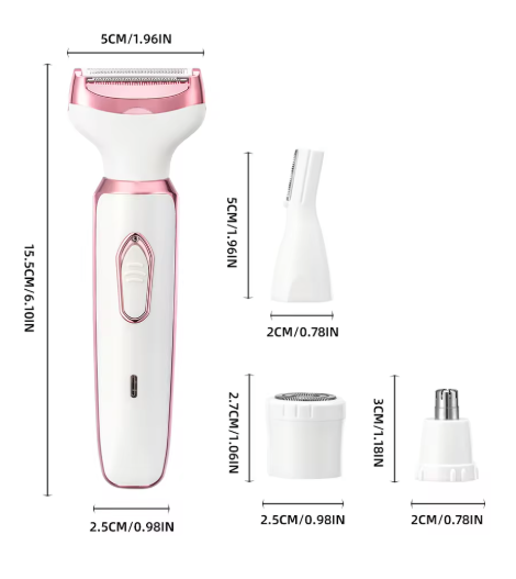 Depiladora 4 en 1 Maquina para Mujer
